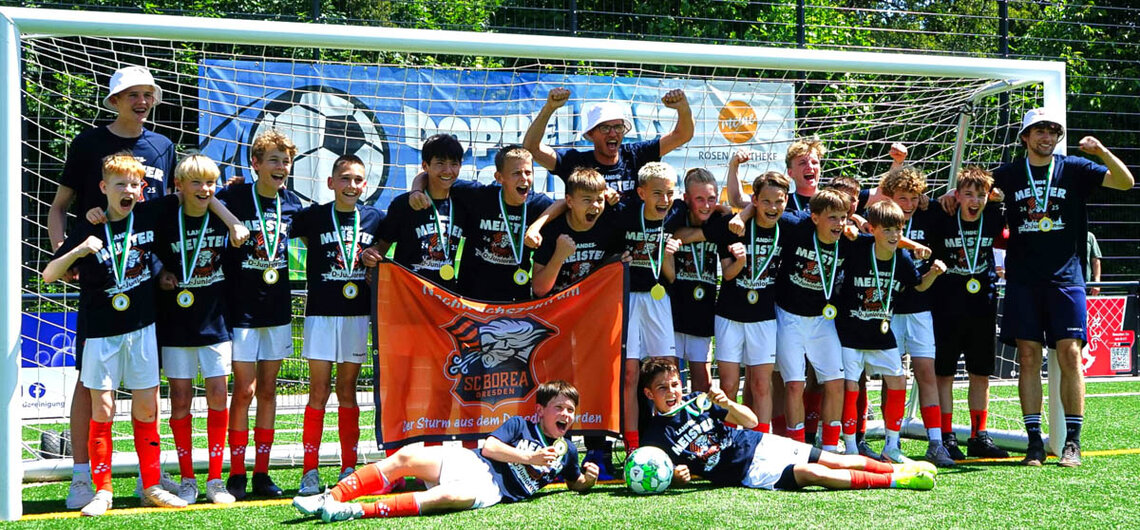 Landesmeister D-Junioren 2024/2025: SC Borea Dresden © SFV