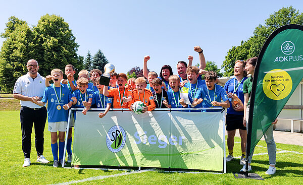 Sieger AOK PLUS Landespokal D-Junioren 2024/2025: Chemnitzer FC © Heiko Melde