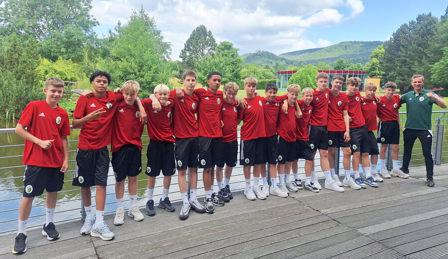 U 14-Junioren Landesauswahl 2025 beim DFB-Sichtungsturnier in Bad-Blankenburg © SFV