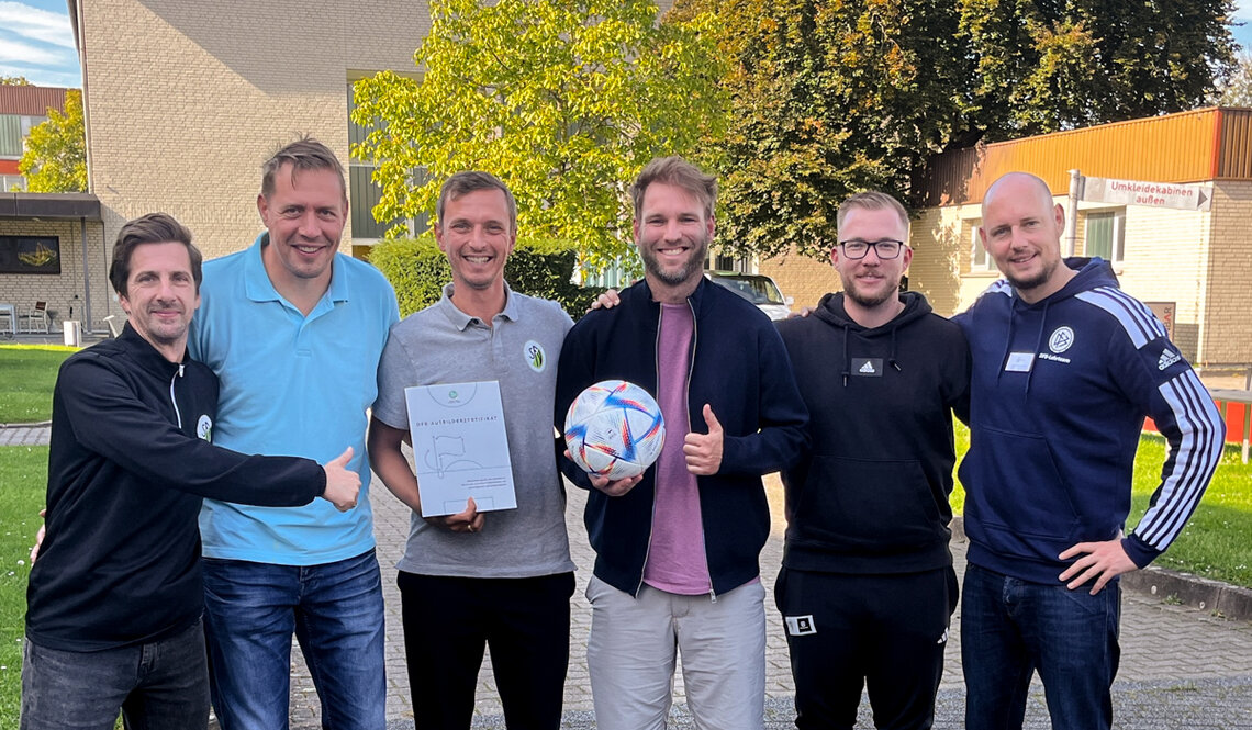 V.l.n.r.: Tom Prager, Lars Mende, Nico Knaubel, Oliver Herzberg, Alexander Kosbab, Alexander Schunke 