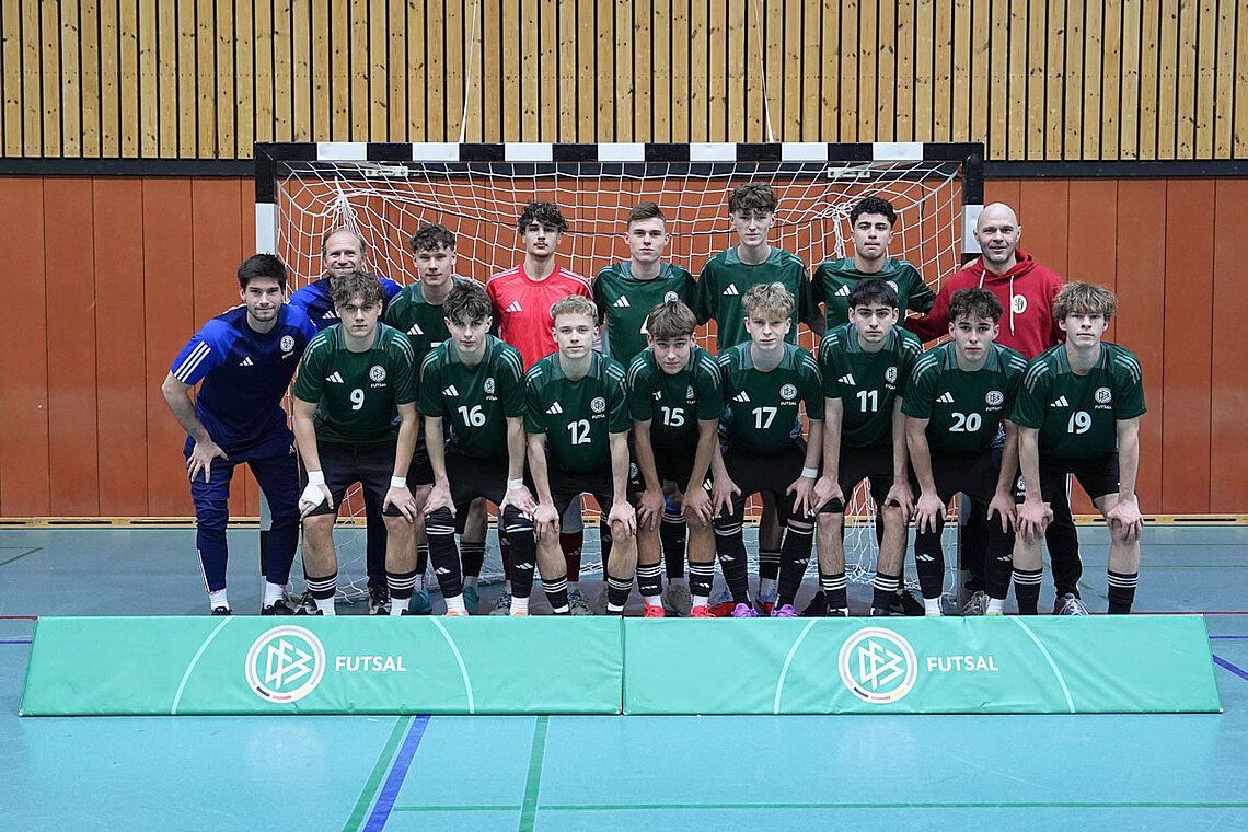 Futsal-Stützpunkt Dresden beim DFB-Sichtungsturnier in Duisburg. © DFB