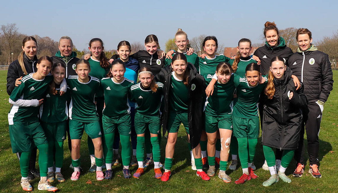 Landesauswahl der U 14-Juniorinnen © SFV