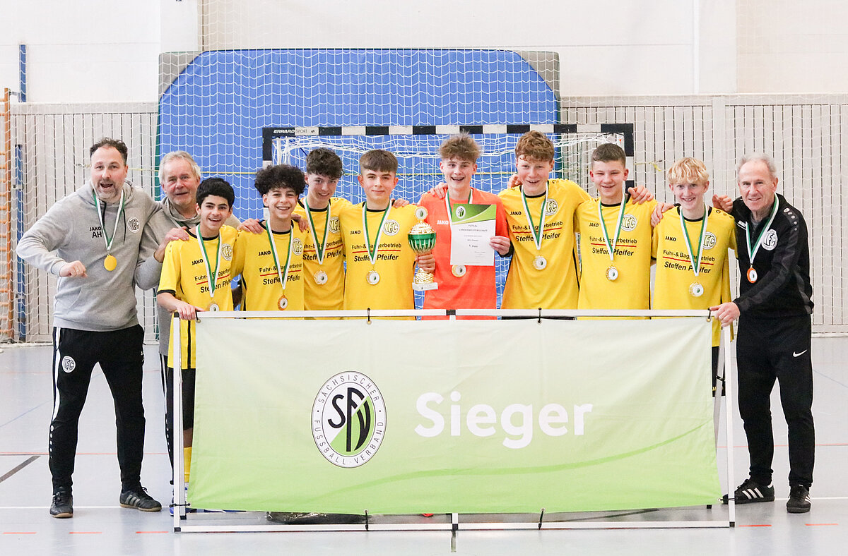 Futsal-Landesmeister 2025/2026 C-Junioren: VFC Plauen © SFV