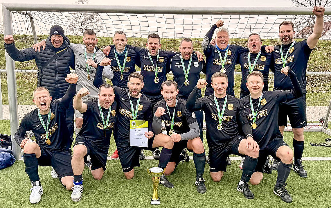 Siegerteam Ü 40-Landesmeisterschaft 2026: SV Leipzig-Thekla © SFV