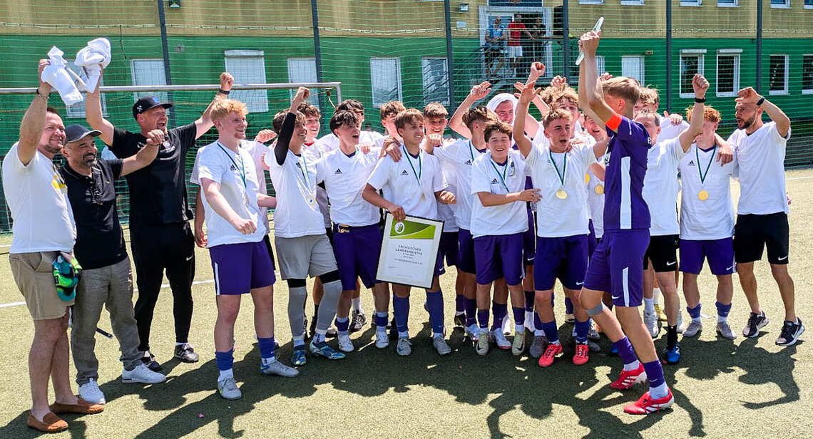 Landesmeister B-Junioren 2024/2025: FC Erzgebirge Aue © SFV