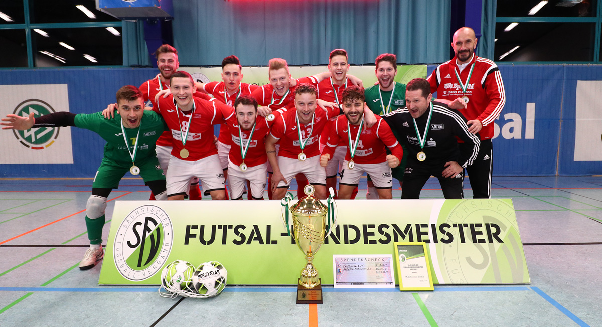 Futsal-Landesmeister Herren 2018/2019: VfL 05 Hohenstein-Ernstthal © Alexander Rabe