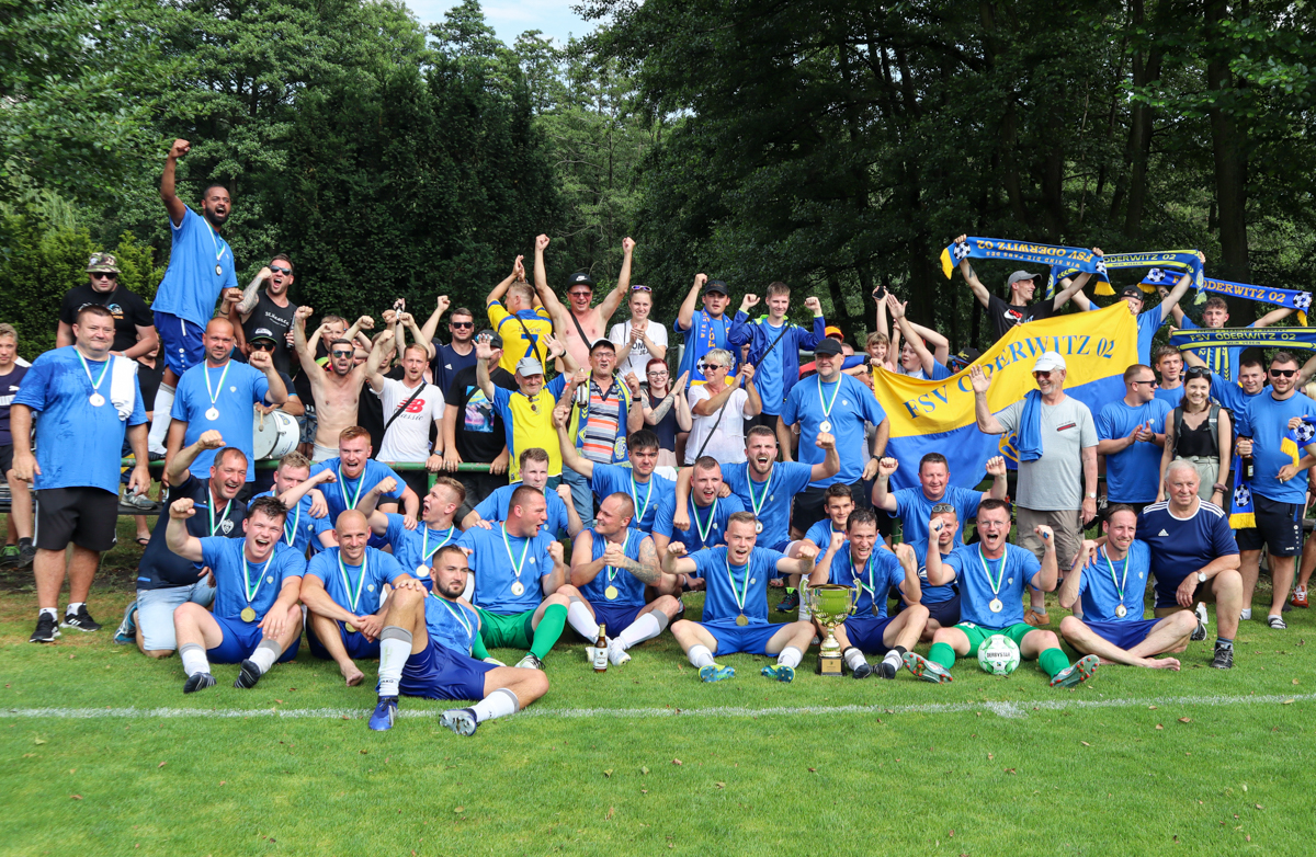 Staffelsieger Landesklasse Ost 2021/2022: FSV Oderwitz 02 © Gerald Socha