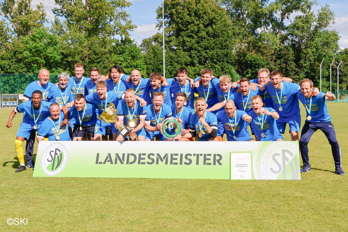 Landesmeister Herren 2023/2024: SG Taucha 99 © Sabine Kirsten