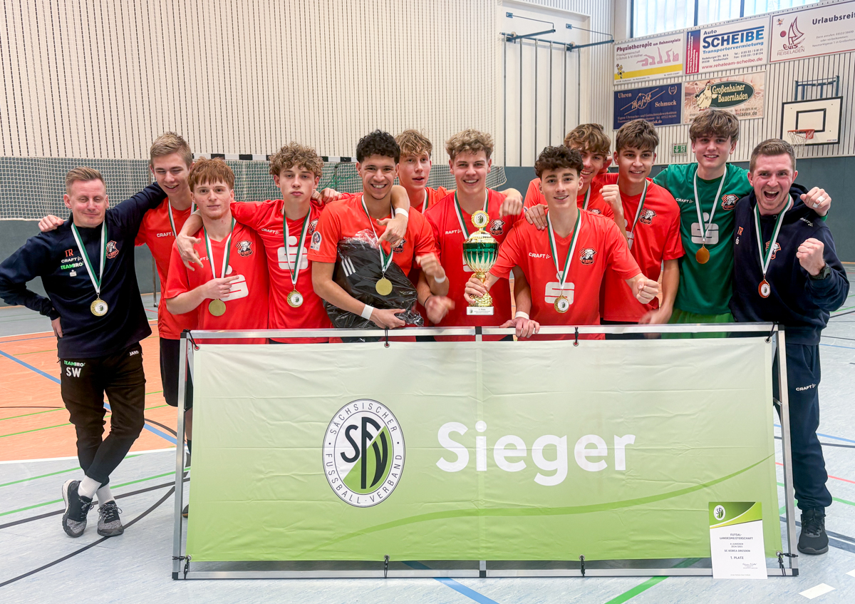 Futsal-Landesmeister 2024/2025 A-Junioren: SC Borea Dresden © SFV
