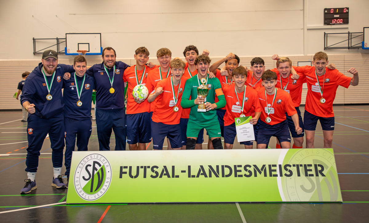 Futsal-Landesmeister 2024/2025 B-Junioren: SC Borea Dresden © Bodo Hering