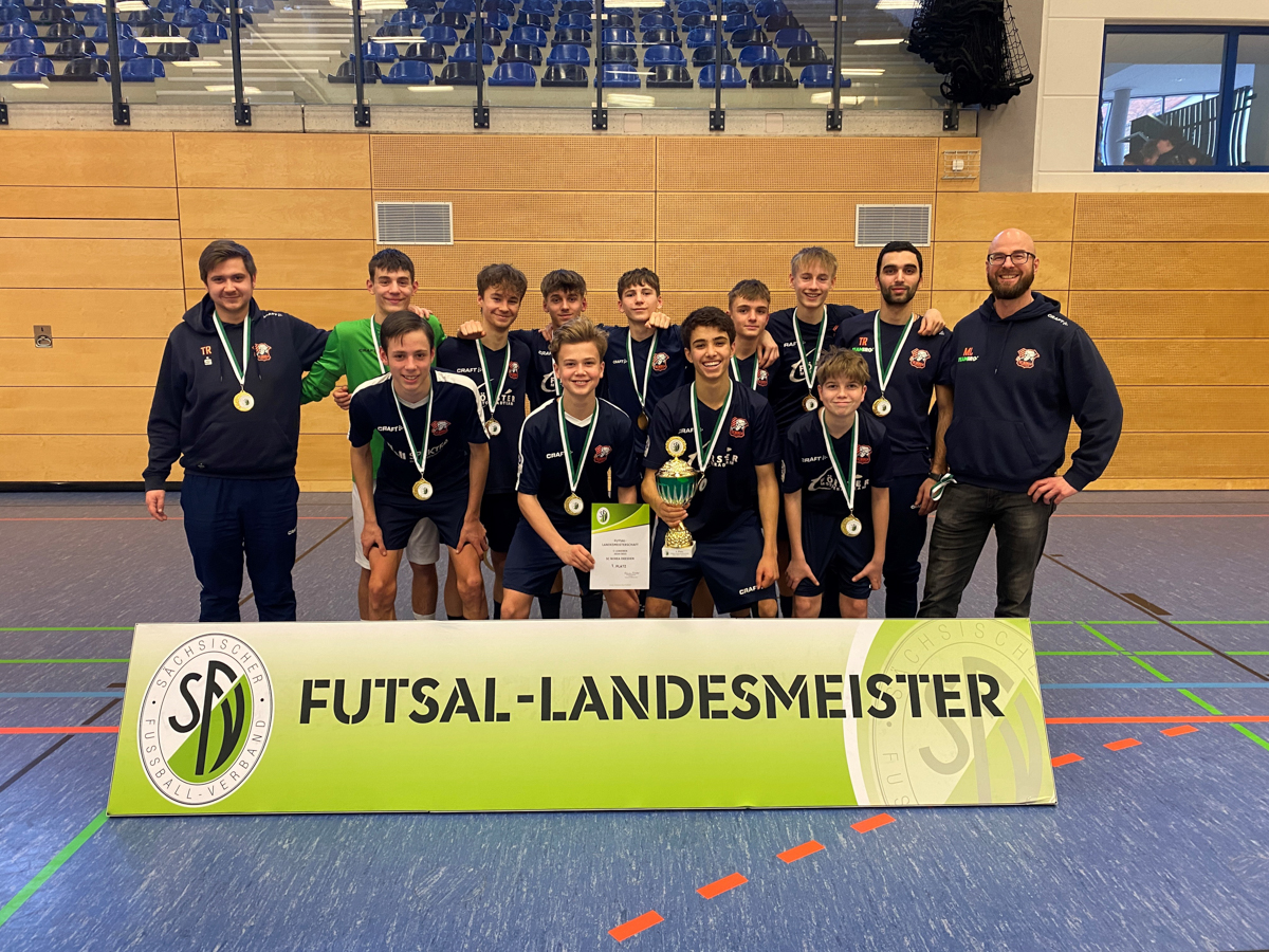 Futsal-Landesmeister 2024/2025 C-Junioren: SC Borea Dresden © Oliver Herzberg