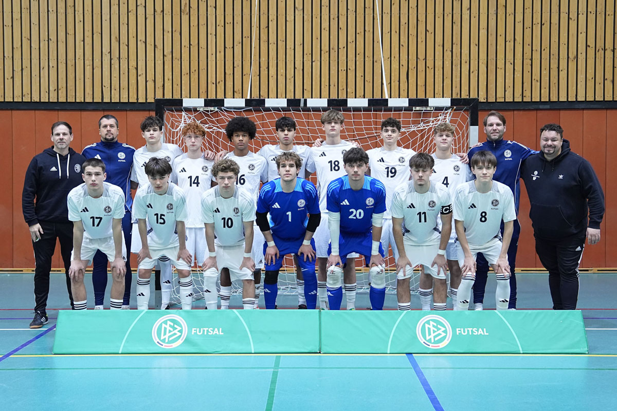 Futsal-Stützpunkt Leipzig beim DFB-Sichtungsturnier in Duisburg. © DFB